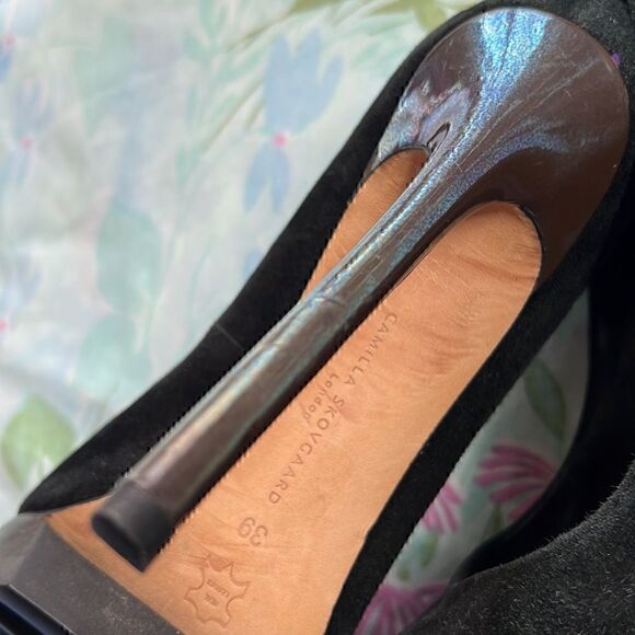 Camilla Skovgaard Platform Heels Suede Iridescent - Picture 11 of 15